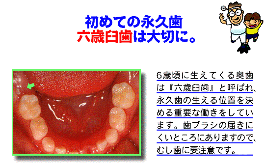 子供の歯を守る